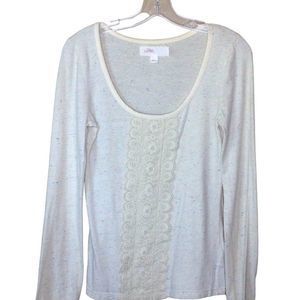 Anthropologie | Lilka Long Sleeve Tee Multicolor Boho Small